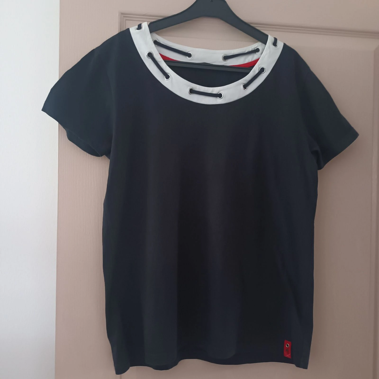 T-shirt marin chic marine et blanc Grand Voile T42/44